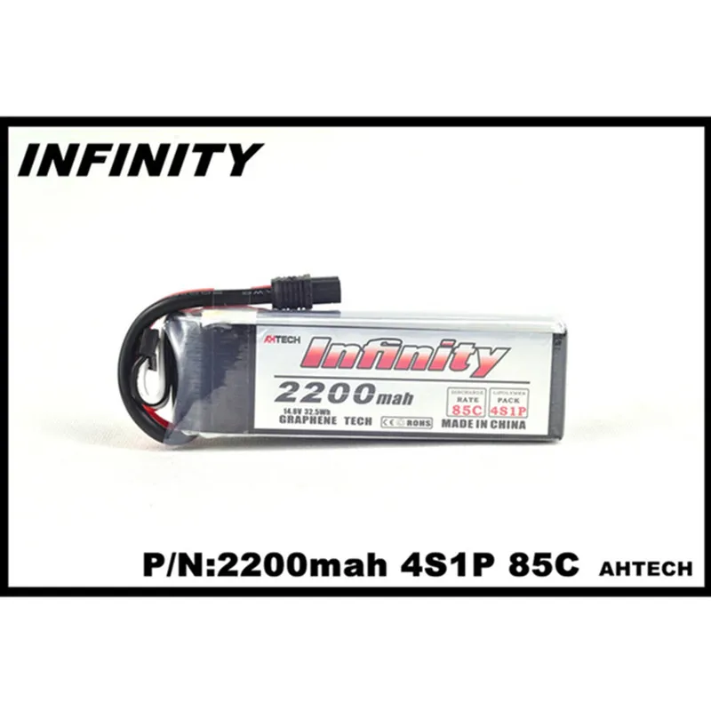 Infinity 2200mah 4S1P 14.8V 85C LiPo Lithium Battey For FPV Racing Drone Quadcopter
