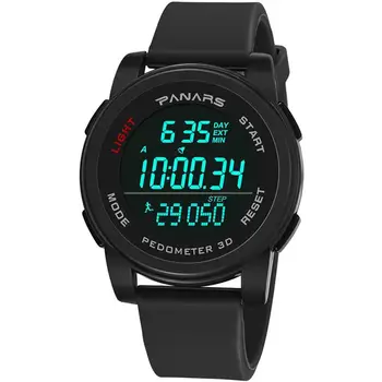 Outdoor Waterproof Sport Step Count Backlight Round Dial Digital Men Wrist Watch Military Electronics army clock Relojes
Outdoor Waterproof Sport Step Count Backlight Round Dial Digital Men Wrist Watch Military Electronics army clock Relojes