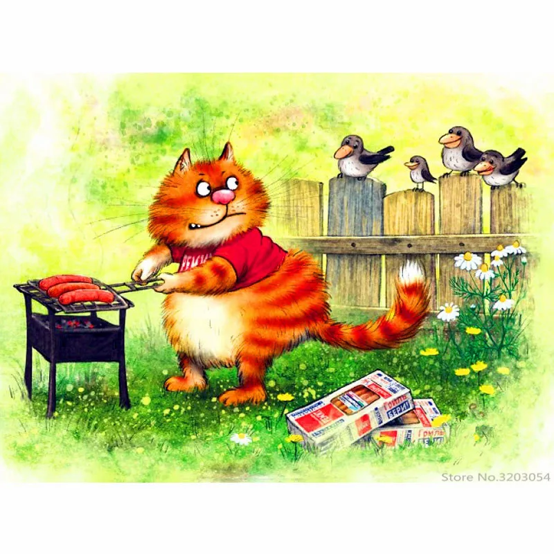 CHUNXIA Framed DIY Painting By Numbers Lovely Cat Acrylic Painting Modern Picture Home Decor For Living Room 40x50cm RA3074
CHUNXIA Framed DIY Painting By Numbers Lovely Cat Acrylic Painting Modern Picture Home Decor For Living Room 40x50cm RA3074