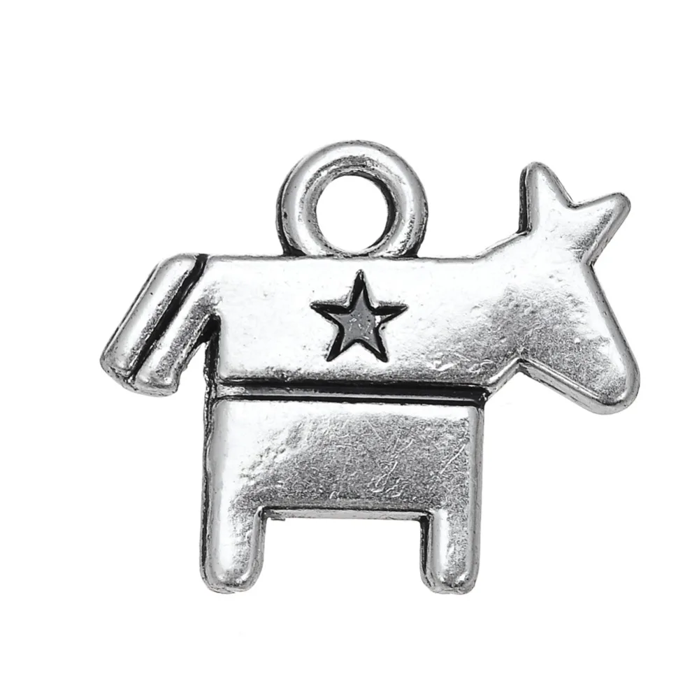 EUEAVAN 30pcs Zinc Alloy Democrat Symbol Donkey Charm Animal Pendant Antique Silver Plated Jewelry Accessory For Handmade Gift
EUEAVAN 30pcs Zinc Alloy Democrat Symbol Donkey Charm Animal Pendant Antique Silver Plated Jewelry Accessory For Handmade Gift