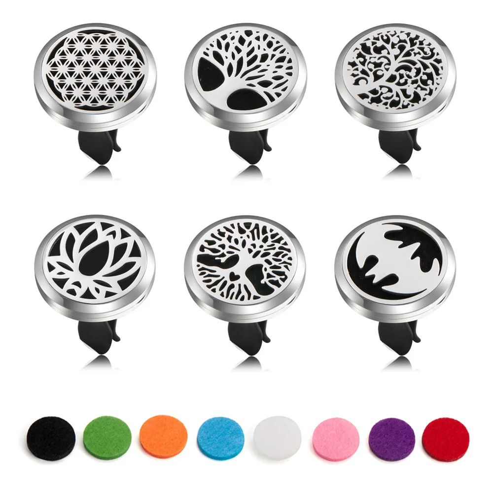 New Arrival 316 Stainless Steel Essential Oil car Vent Diffuser Pendant Locket clip with 8 Pads
New Arrival 316 Stainless Steel Essential Oil car Vent Diffuser Pendant Locket clip with 8 Pads