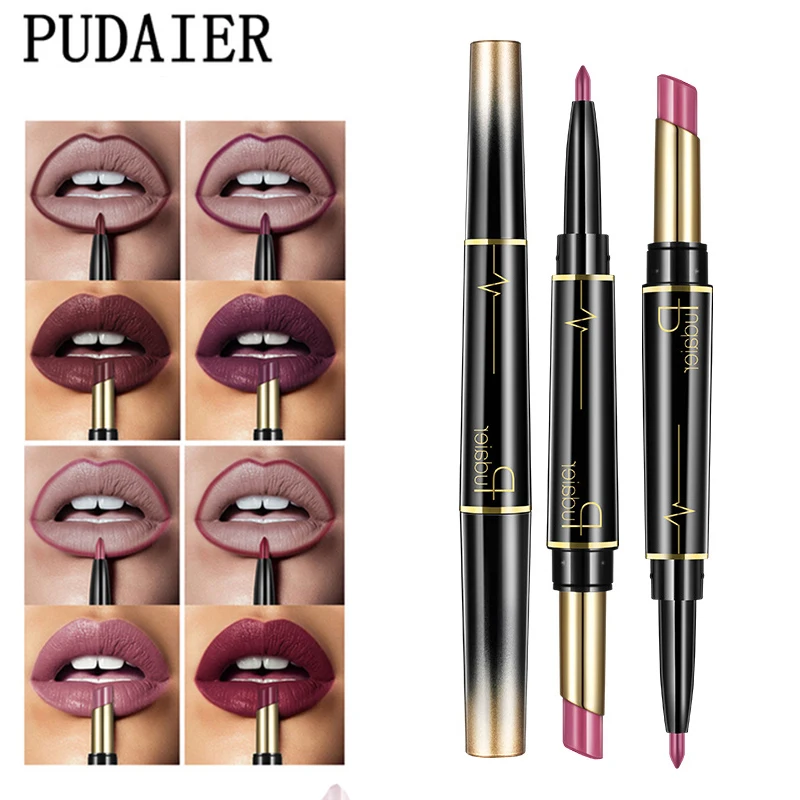 Pudaier Double Ended Nude Matte Lipstick + Lip Liner Set Wateproof Long Lasting Makeup Lips Stick Lipliner Pencil Cosmetics
Pudaier Double Ended Nude Matte Lipstick + Lip Liner Set Wateproof Long Lasting Makeup Lips Stick Lipliner Pencil Cosmetics