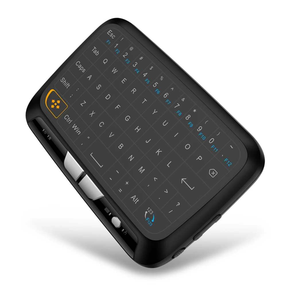 H18 2.4GHz Wireless Keyboard Full Touchpad Remote Control Keyboard Mouse Mode with Large Touch Pad Vibration Feedback
H18 2.4GHz Wireless Keyboard Full Touchpad Remote Control Keyboard Mouse Mode with Large Touch Pad Vibration Feedback