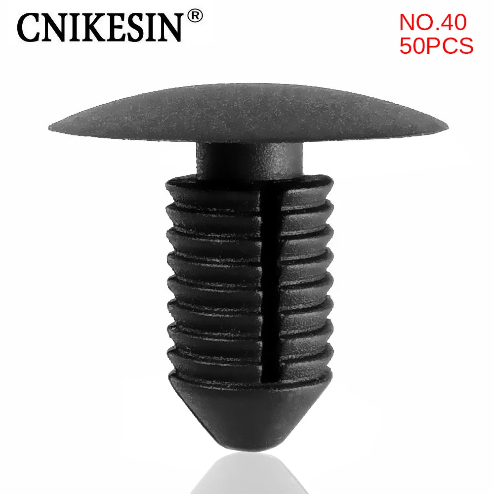 CNIKESIN 50PCS 11mm Car Bumper Plastic Rivet Push Type Clip Fastener Auto Accessories Universal Fixing Clips for Ford Styling
CNIKESIN 50PCS 11mm Car Bumper Plastic Rivet Push Type Clip Fastener Auto Accessories Universal Fixing Clips for Ford Styling