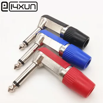 EClyxun 1pcs 6.35mm 2Pole Mono Audio Male Plug 6.35 Right Angle Amplifier Microphone Jack 6.5 mm TRS Plug Welding Connector
EClyxun 1pcs 6.35mm 2Pole Mono Audio Male Plug 6.35 Right Angle Amplifier Microphone Jack 6.5 mm TRS Plug Welding Connector