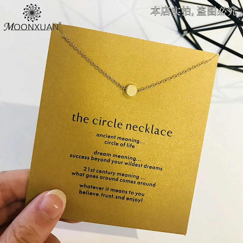 Dogeared Karma The Circle Choker Gold Statement Necklace Jewelry Chain Women Collares Colar Kolye Collier Ketting Collier Bijoux
Dogeared Karma The Circle Choker Gold Statement Necklace Jewelry Chain Women Collares Colar Kolye Collier Ketting Collier Bijoux