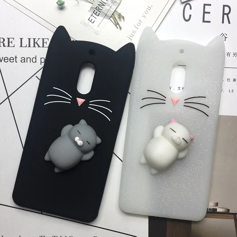 Cute Squishy Cartoon Moustache 3D Cat ears Glitter Soft Phone Case For Nokia1 2 6 Girl Style Anti-drop protection phone Cases
Cute Squishy Cartoon Moustache 3D Cat ears Glitter Soft Phone Case For Nokia1 2 6 Girl Style Anti-drop protection phone Cases