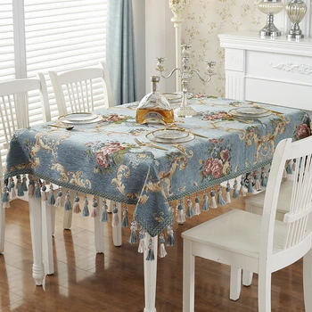Europe Elegant Floral Table Cloth Tassel Table Runner Table Mat Modern Thickened Tablecloths Rectangular Jacquard Table Cover
Europe Elegant Floral Table Cloth Tassel Table Runner Table Mat Modern Thickened Tablecloths Rectangular Jacquard Table Cover