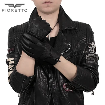FIORETTO Men Touch Screen Leather Gloves Warm Lined Winter Leather Driving Gloves Mittens Woven Embossed Patchwork Zipper Gloves
FIORETTO Men Touch Screen Leather Gloves Warm Lined Winter Leather Driving Gloves Mittens Woven Embossed Patchwork Zipper Gloves
