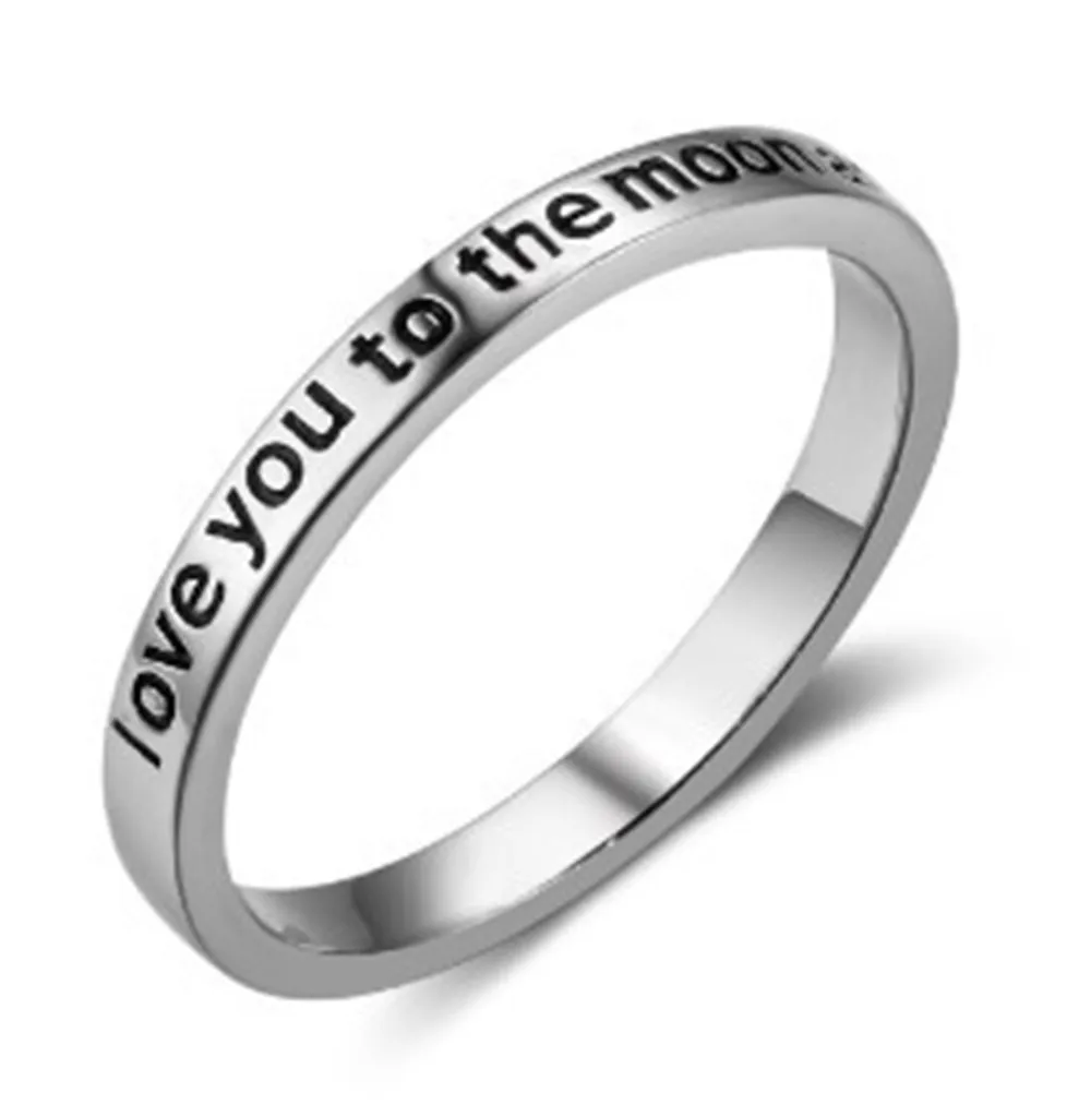 Stainless Steel Couple Rings Engrave Letter I Love You To the moon Promise Engagement Rings Couple Jewelry Valentine's Day
Stainless Steel Couple Rings Engrave Letter I Love You To the moon Promise Engagement Rings Couple Jewelry Valentine's Day