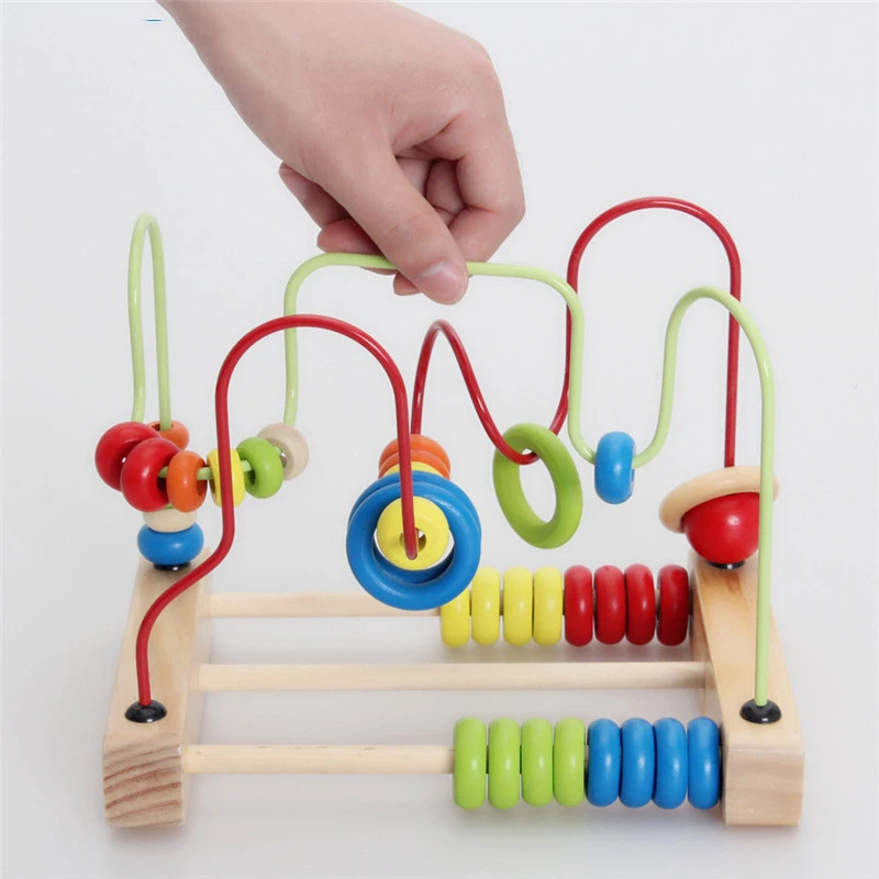 Kid's Classic Soft Montessori Wooden Bead Maze Toy Set with colorful beads early educational toy high quality gift
Kid's Classic Soft Montessori Wooden Bead Maze Toy Set with colorful beads early educational toy high quality gift