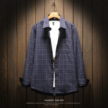 Spring New Plaid Shirt Men Fashion Retro Sanding Casual Shirt Man Streetwear Wild Loose Long-sleeved Shirt Male Clothes M-3XL
Spring New Plaid Shirt Men Fashion Retro Sanding Casual Shirt Man Streetwear Wild Loose Long-sleeved Shirt Male Clothes M-3XL