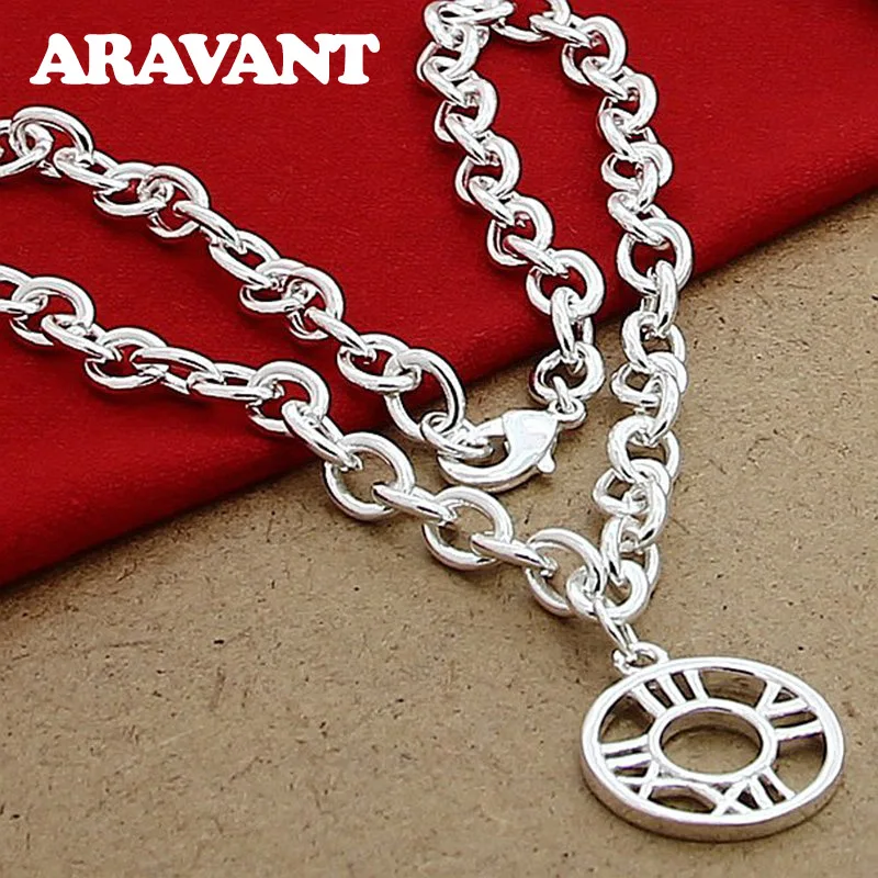 New Design Round Long Necklace&Pendant 925 Silver Necklaces For Women Jewelry Gift
New Design Round Long Necklace&Pendant 925 Silver Necklaces For Women Jewelry Gift