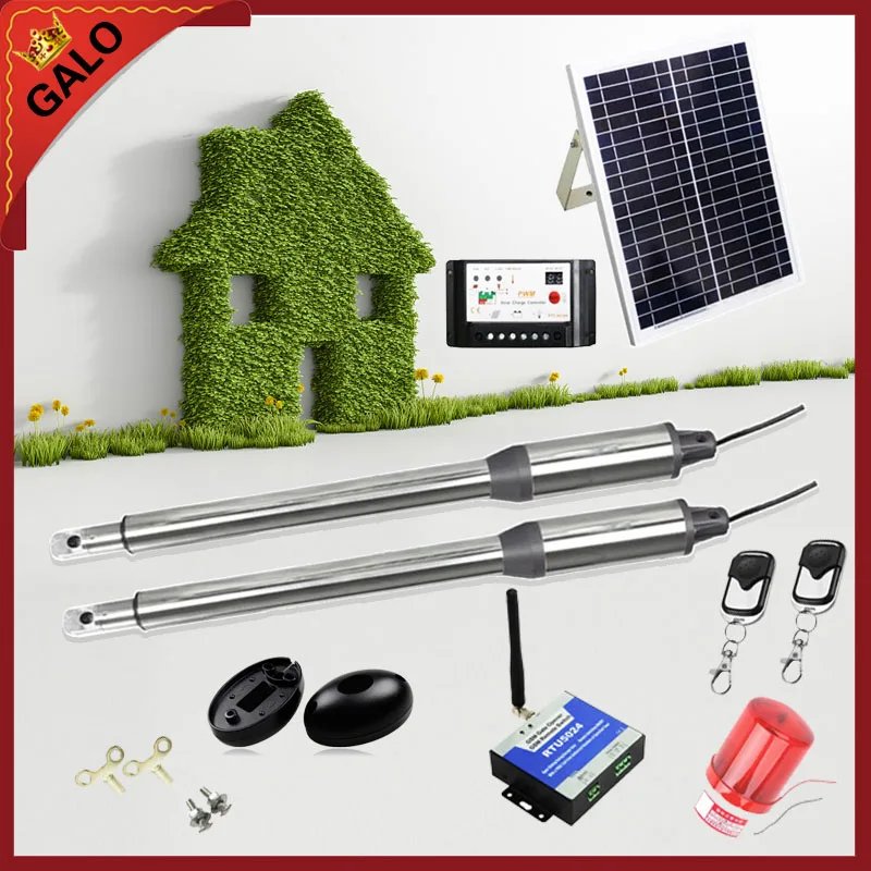 20W 17V Solar Panel Power System Linear Actuator Swing steel wooden Gate Opener DC24V Motor(photocell+lamp button gsm optional)
20W 17V Solar Panel Power System Linear Actuator Swing steel wooden Gate Opener DC24V Motor(photocell+lamp button gsm optional)