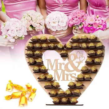 

Ferrero Rocher Chocolate Stand Wedding Centre Display Stand Birthday Party Decoration Candy Bars Chocolate Stand 1pc 38*43cm