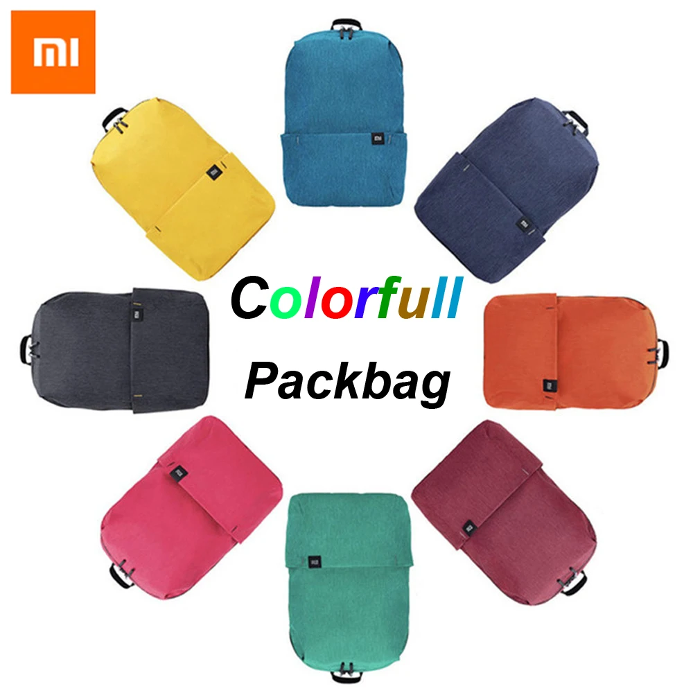 2019 New Xiaomi Colorful Mini Backpack Bag 8 Colors Level 4 waterproof 10L Capacity 165g Weight YKK Zip Outdoor mijia Smart Life
2019 New Xiaomi Colorful Mini Backpack Bag 8 Colors Level 4 waterproof 10L Capacity 165g Weight YKK Zip Outdoor mijia Smart Life