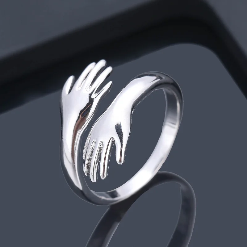 MOONROCY Silver / Gold Color Rings Hands Open Hug Vintage Creative Rings for Women Girls Gift Dropshipping Jewelry Wholesale
MOONROCY Silver / Gold Color Rings Hands Open Hug Vintage Creative Rings for Women Girls Gift Dropshipping Jewelry Wholesale