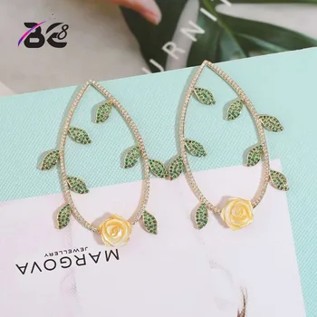 Be 8 Big Luxury AAA+ CZ Leaf Design Stud Earrings CZ Stone Statement Earings For Women Jewelry pendientes mujer moda E702
Be 8 Big Luxury AAA+ CZ Leaf Design Stud Earrings CZ Stone Statement Earings For Women Jewelry pendientes mujer moda E702
