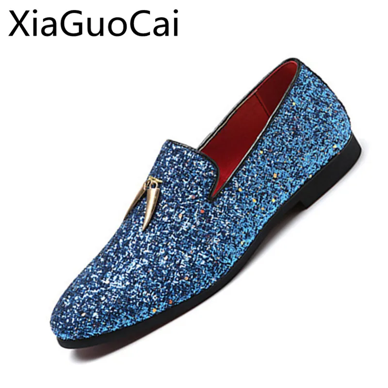 Brand Fashion Men Casual Shoes Slip on Loafers Male Moccasins Biggest Size 38-48 Glitters Stylish Flats Shoes Men Wedding Shoes
Brand Fashion Men Casual Shoes Slip on Loafers Male Moccasins Biggest Size 38-48 Glitters Stylish Flats Shoes Men Wedding Shoes