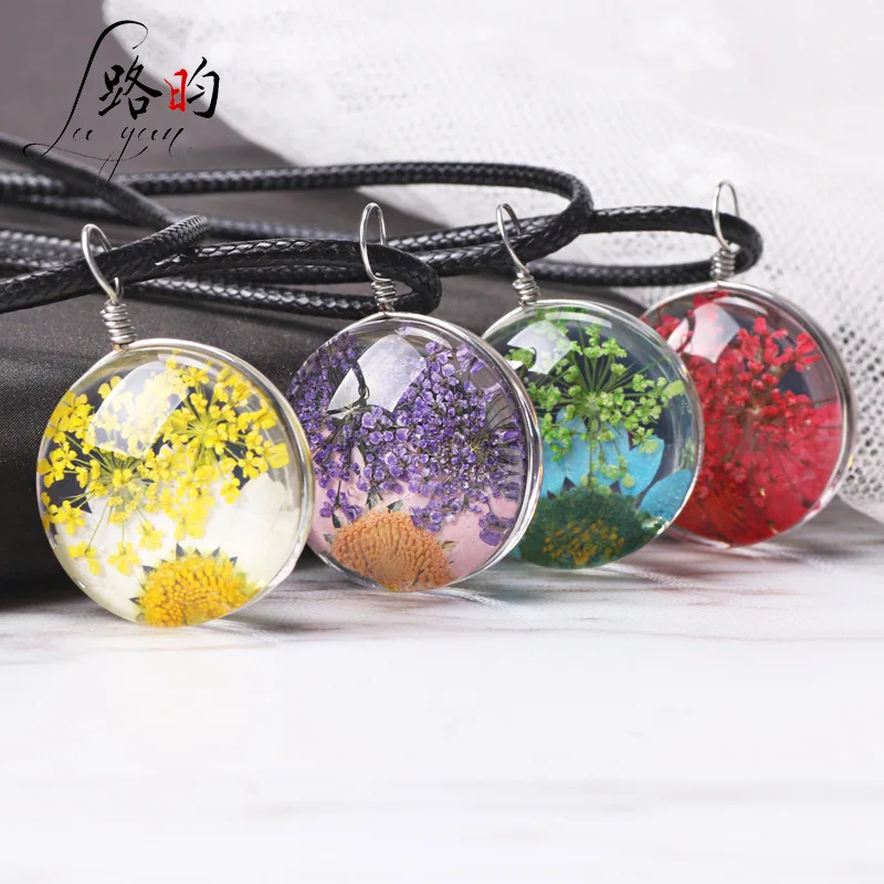 12 Style Clear Glass Beautiful Fashion 25mm Glass Dried Flower Pendant Necklace Wholesale Price
12 Style Clear Glass Beautiful Fashion 25mm Glass Dried Flower Pendant Necklace Wholesale Price