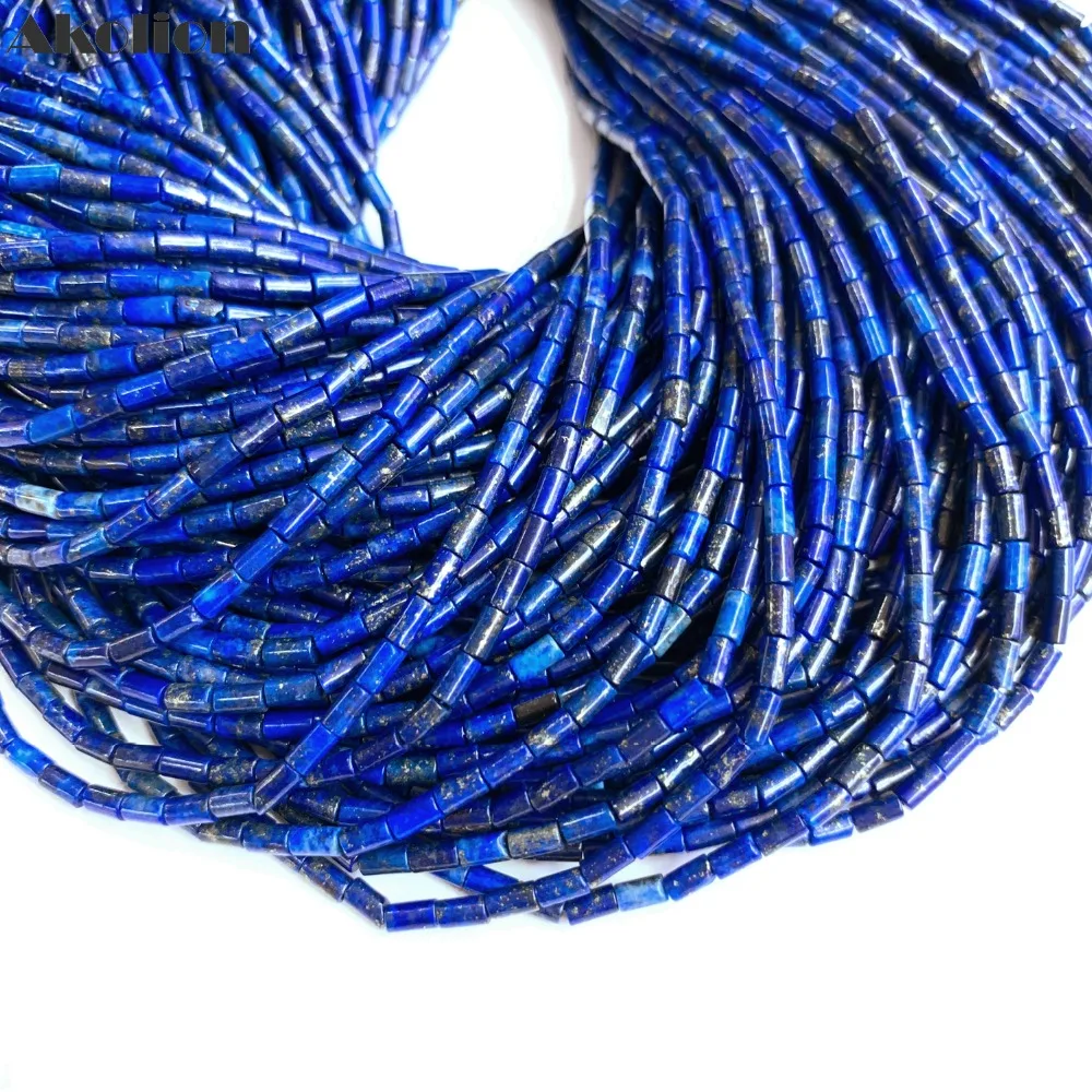 Akolion Natural Lapis Lazuli Smooth Tube 2x4mm Small Blue Loose Spacer Stone Tiny Beads For Handmade Jewelry Making
Akolion Natural Lapis Lazuli Smooth Tube 2x4mm Small Blue Loose Spacer Stone Tiny Beads For Handmade Jewelry Making