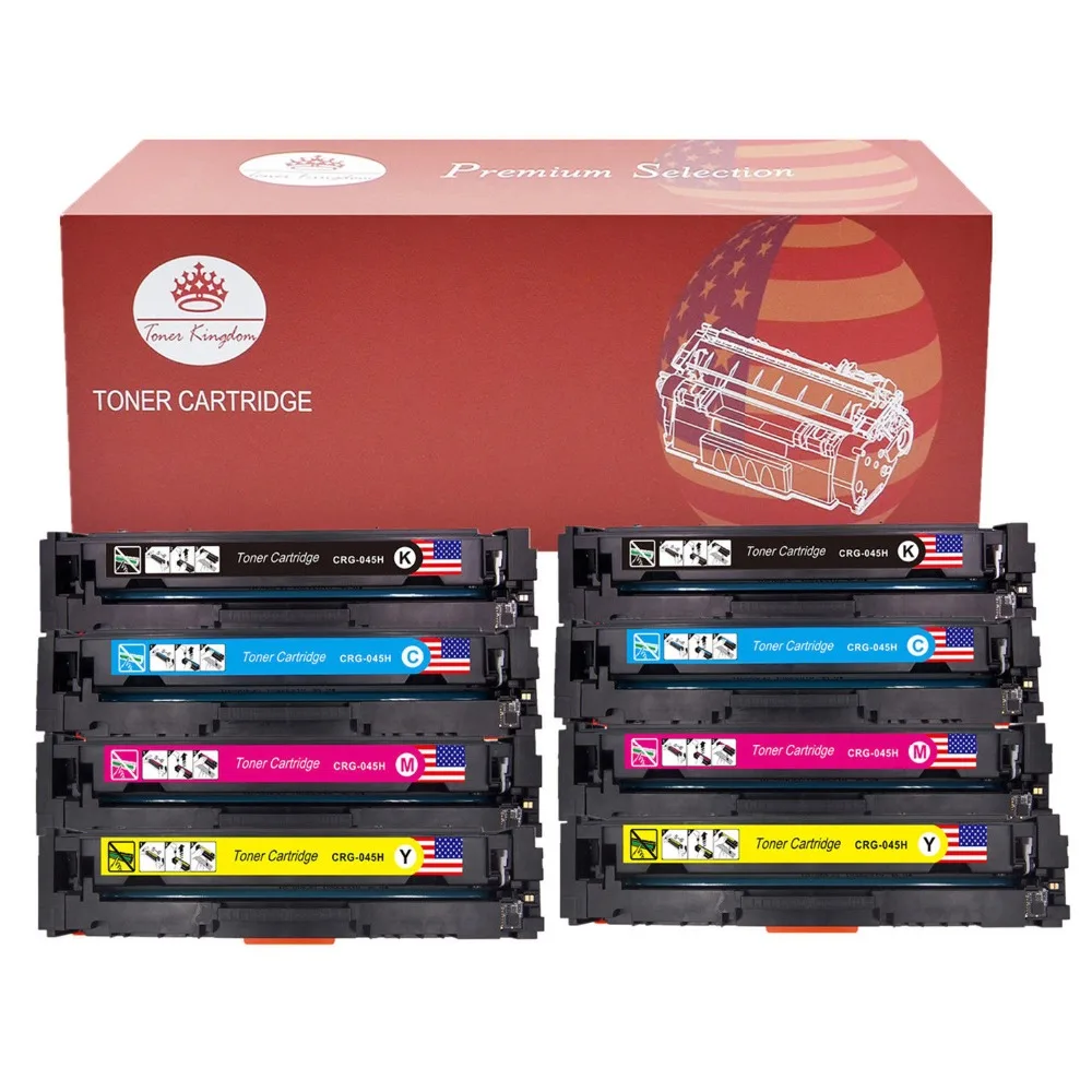 TONER KINGDOM 8pcs/set 045H Toner Cartridge For Canon i-SENSYS LBP-611Cn MF635Cx MF631Cn imageCLASS LBP-612Cdw MF632Cdw Printer
TONER KINGDOM 8pcs/set 045H Toner Cartridge For Canon i-SENSYS LBP-611Cn MF635Cx MF631Cn imageCLASS LBP-612Cdw MF632Cdw Printer