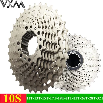 VXM Bicycle Freewheel 10 Speeds Flywheel 11-32T Teeth Crankset Gear MTB Cassette Alloy steel Flywheel Bicycle Parts 
VXM Bicycle Freewheel 10 Speeds Flywheel 11-32T Teeth Crankset Gear MTB Cassette Alloy steel Flywheel Bicycle Parts