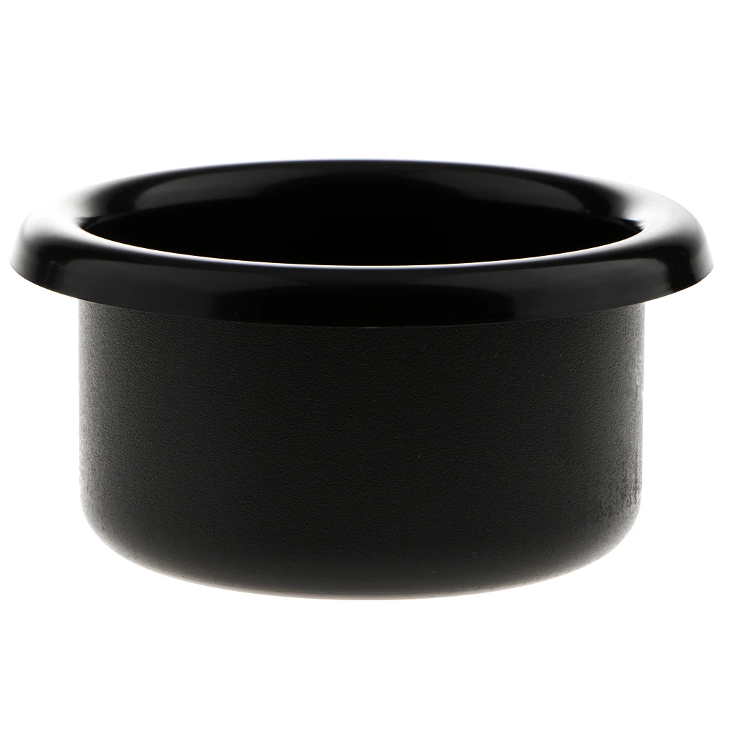 Universal Black Plastic Cup Drink Can Holder 90mm Dia for Boat Marine RV