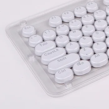 Round ABS Keycaps for Cherry MX Outemu Backlit Mechanical Keyboard Double Shot Injection US Layout Retro Keycap Set , White
Round ABS Keycaps for Cherry MX Outemu Backlit Mechanical Keyboard Double Shot Injection US Layout Retro Keycap Set , White
