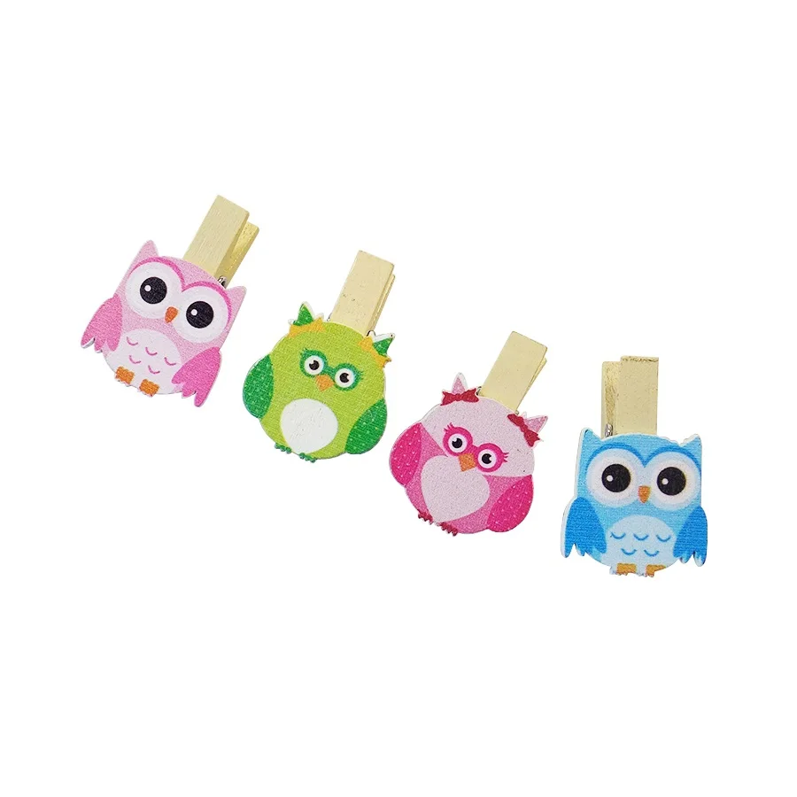 8 Pcs/lot Cartoon Owl Wooden Paper Clip Bookmark For Album Message Mini Natural Wooden Clips Craft Decoration Clips Pegs
8 Pcs/lot Cartoon Owl Wooden Paper Clip Bookmark For Album Message Mini Natural Wooden Clips Craft Decoration Clips Pegs