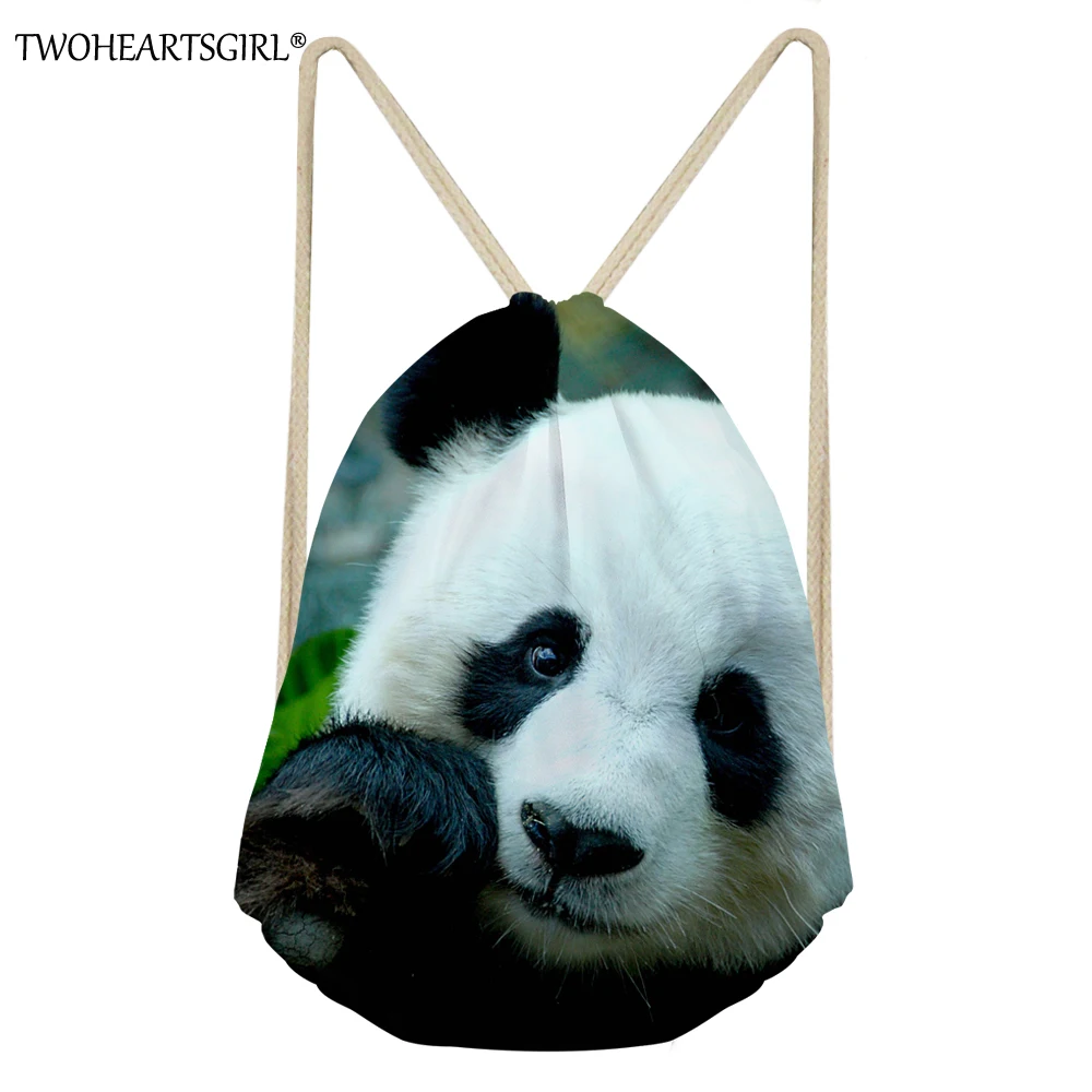 TWOHEARTSGIRL Cute Panda Pattern Drawstring Bag for Women Animal Printing Female Drawstring Backpack Teen Girl Travel Beach Sack
TWOHEARTSGIRL Cute Panda Pattern Drawstring Bag for Women Animal Printing Female Drawstring Backpack Teen Girl Travel Beach Sack