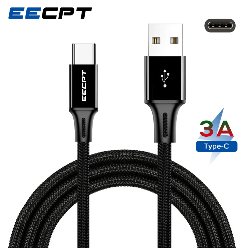 EECPT USB Type C Cable for Xiaomi Redmi Note 7 Samsung Galaxy S9 S8 Type-C Charger Cable Data Wire Cord for Charging USB-C Phone
EECPT USB Type C Cable for Xiaomi Redmi Note 7 Samsung Galaxy S9 S8 Type-C Charger Cable Data Wire Cord for Charging USB-C Phone
