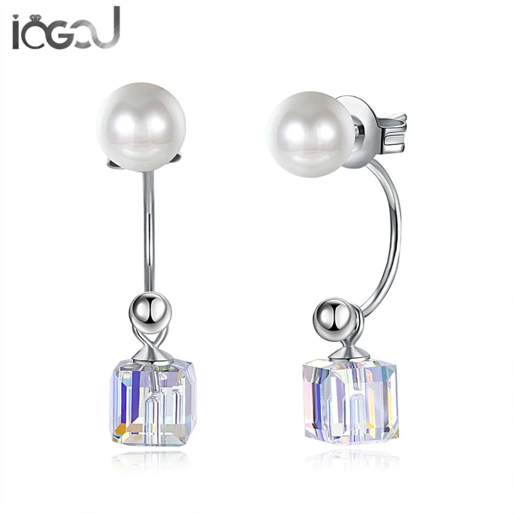 IOGOU 925 Sterling Silver Sugar Square Shaped Pearl Hook Stud Earring For Ladies Anniversary Jewelry Stud Earring Free Shipping
IOGOU 925 Sterling Silver Sugar Square Shaped Pearl Hook Stud Earring For Ladies Anniversary Jewelry Stud Earring Free Shipping