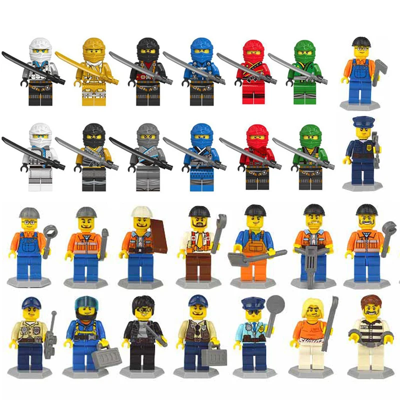 28pcs/lot Ninjago Compatible With LegoINGLYS Figures Weapon Model Building Blocks Bricks Kid Holiday Gift Baby Toys For Children
28pcs/lot Ninjago Compatible With LegoINGLYS Figures Weapon Model Building Blocks Bricks Kid Holiday Gift Baby Toys For Children