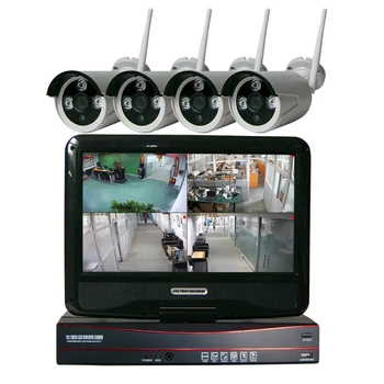 4CH Surveillance System 10" LCD Screen Wireless NVR Kit 1TB HDD P2P 720P HD Outdoor IR WIFI IP Camera
4CH Surveillance System 10" LCD Screen Wireless NVR Kit 1TB HDD P2P 720P HD Outdoor IR WIFI IP Camera