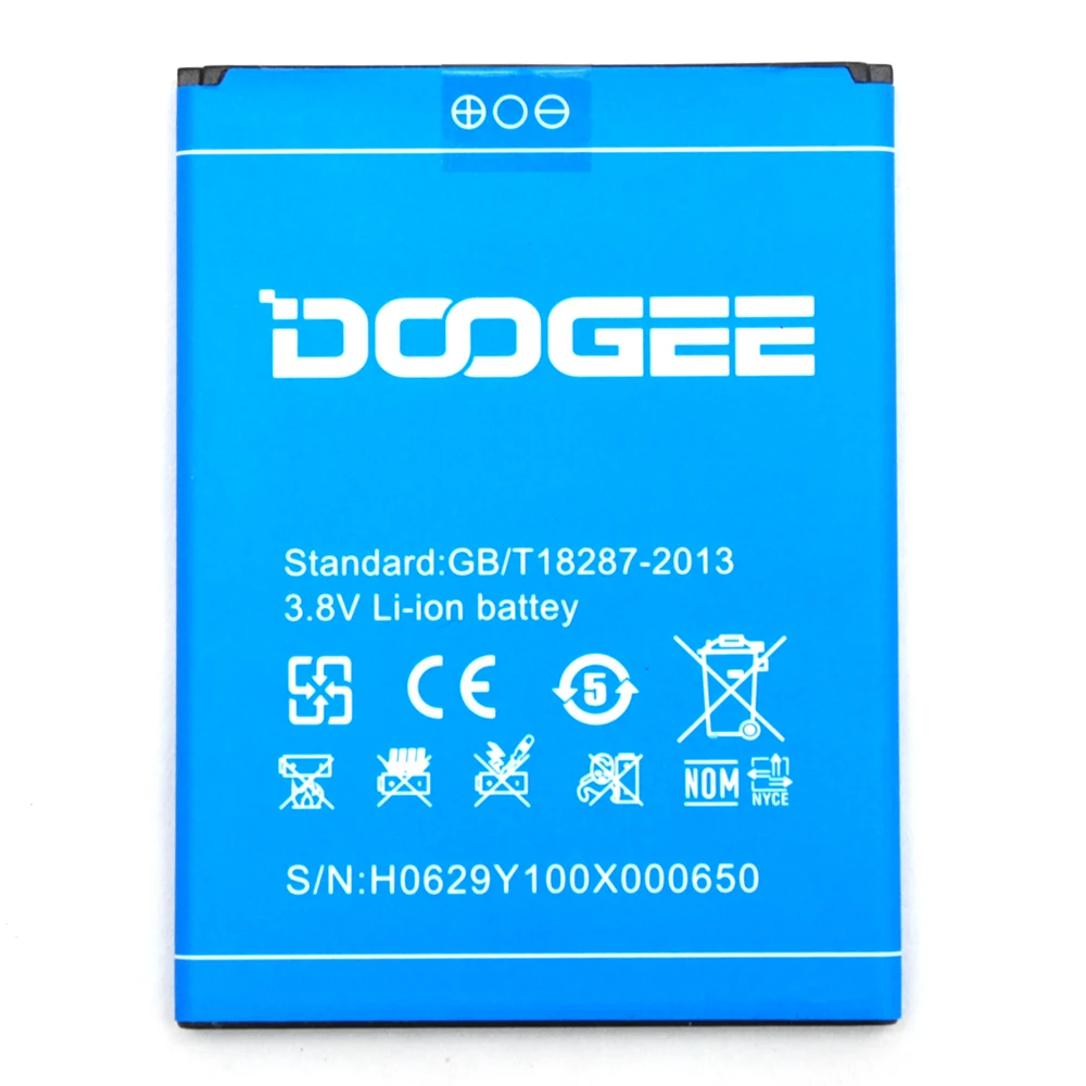 Высокое качество оригинальный резервный аккумулятор 2200mAh Для Doogee Y100X умный