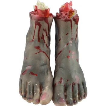 A Pair Scary Severed Cut Off Fake Latex Bloody Zombie Foot Dead Body Part Haunted House Halloween Props Party Funny Toys Decor
A Pair Scary Severed Cut Off Fake Latex Bloody Zombie Foot Dead Body Part Haunted House Halloween Props Party Funny Toys Decor