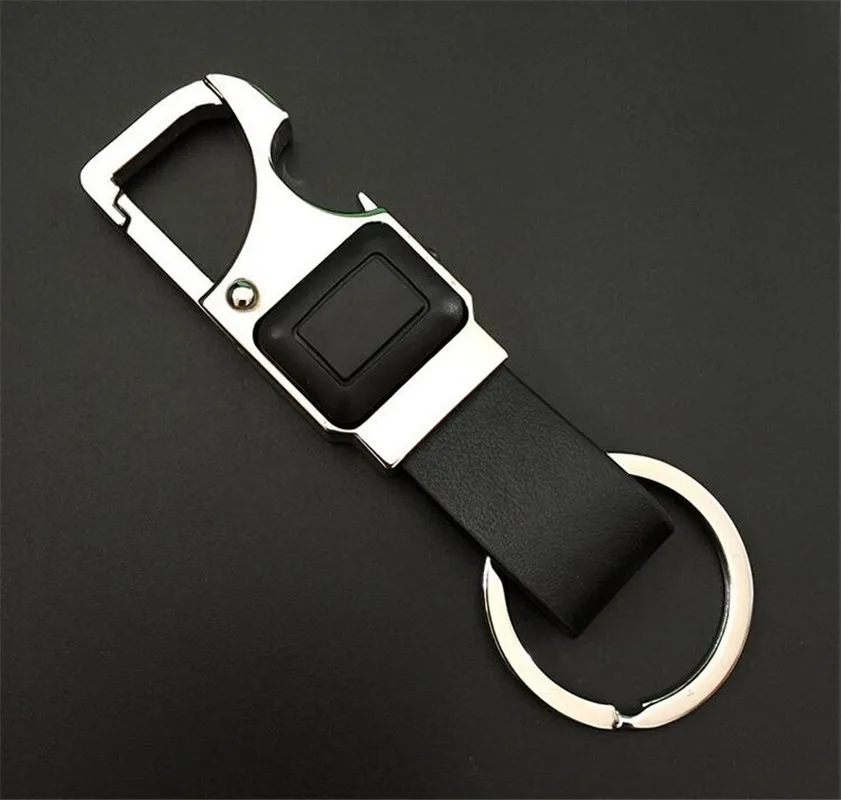 Car Key New Metal Leather Chain Men Multifunctional Tool Key Ring Car LED Holder Key Bottle Opener Key Chain
Car Key New Metal Leather Chain Men Multifunctional Tool Key Ring Car LED Holder Key Bottle Opener Key Chain