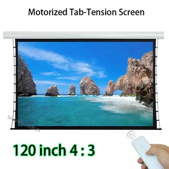 Tubular Motor Remote Control Tab Tension Projection Screen 120" Diagonal 4 By 3 For School Office
Tubular Motor Remote Control Tab Tension Projection Screen 120" Diagonal 4 By 3 For School Office