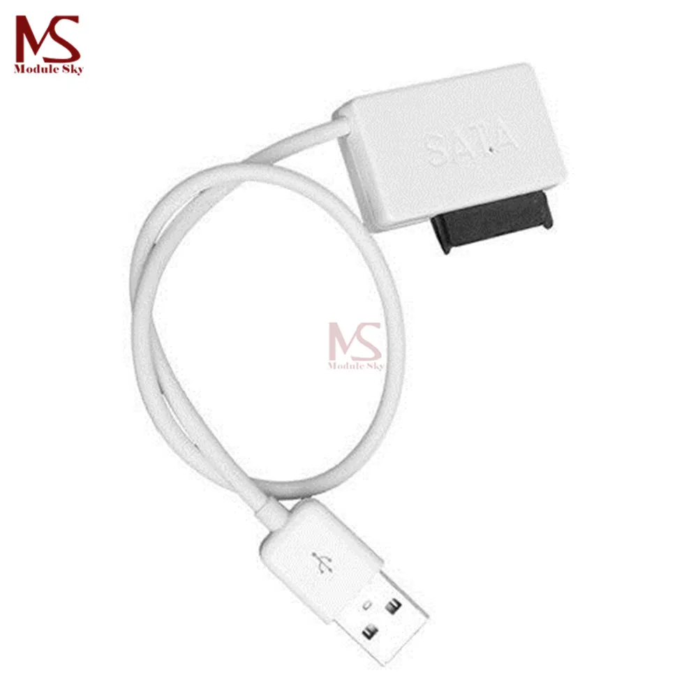 White USB 2.0 to SATA Slimline Adapter Cable Laptop CD DVD Rom Drive 7+6 13Pin
White USB 2.0 to SATA Slimline Adapter Cable Laptop CD DVD Rom Drive 7+6 13Pin