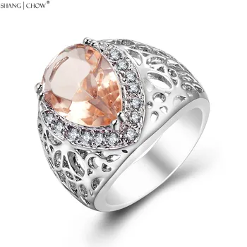 Autumn Charm Jewelry water drop Morganite Quartz Stone 925 Sterling Silver Ring for women Casual Clothes Accessories R1480
Autumn Charm Jewelry water drop Morganite Quartz Stone 925 Sterling Silver Ring for women Casual Clothes Accessories R1480