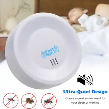Electronic Ultrasonic Pests Repeller Anti Mosquito Mouses Insect Killer Mite Repelent Reject Bug Cockroach Devices EU/US Plug
Electronic Ultrasonic Pests Repeller Anti Mosquito Mouses Insect Killer Mite Repelent Reject Bug Cockroach Devices EU/US Plug