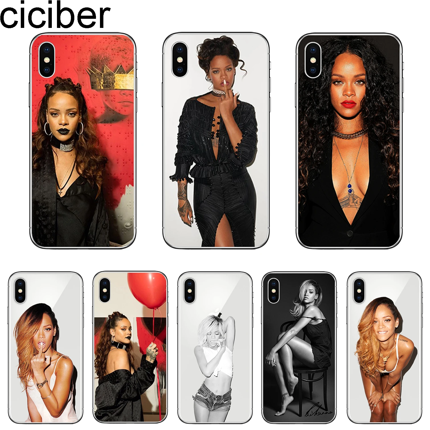 ciciber Beyonce Rihanna Coque For Apple iPhone 7 Case 8 6S Plus X XR XS Max Phone Case for iphone 11 Pro Max 5 5S Soft TPU Cover
ciciber Beyonce Rihanna Coque For Apple iPhone 7 Case 8 6S Plus X XR XS Max Phone Case for iphone 11 Pro Max 5 5S Soft TPU Cover