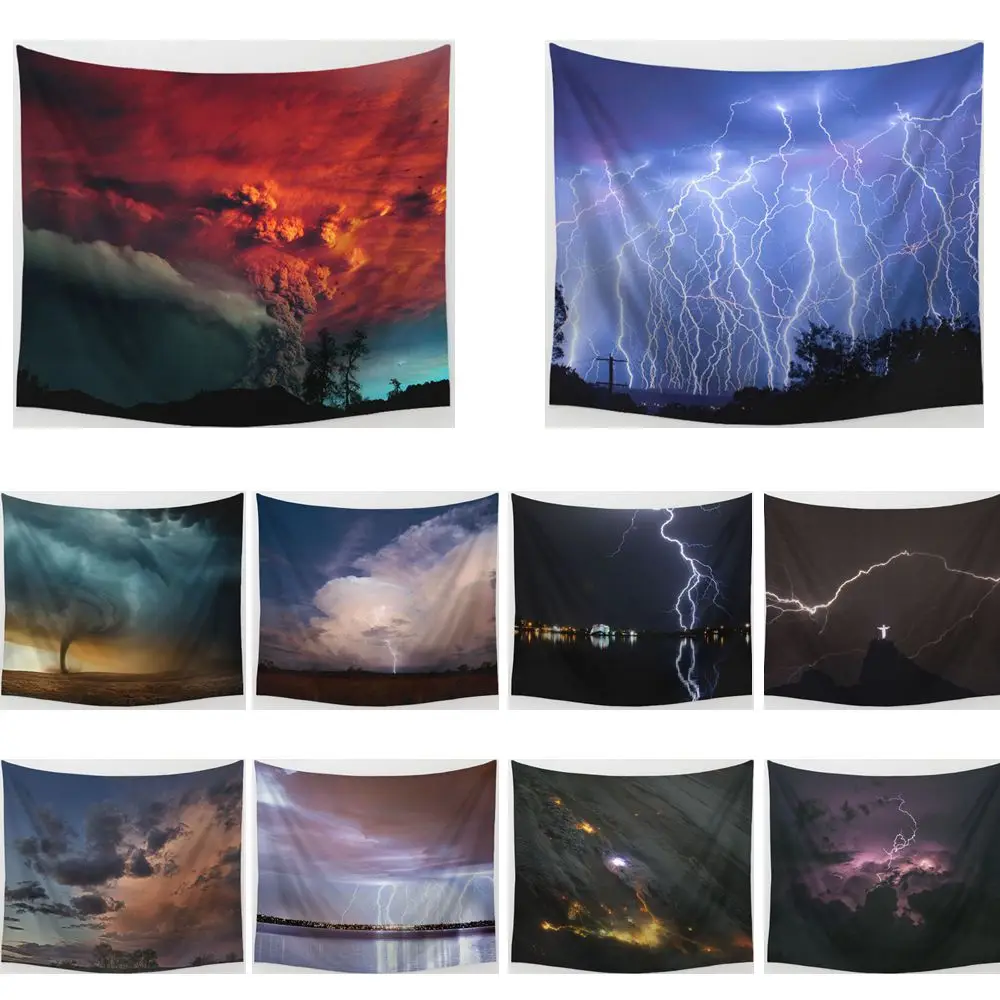 Home Decor Natural Lightning Pattern 100% Polyester Tapestry Tornado Red Clouds Printed on Tapestry Decorative Wall Hanging
Home Decor Natural Lightning Pattern 100% Polyester Tapestry Tornado Red Clouds Printed on Tapestry Decorative Wall Hanging