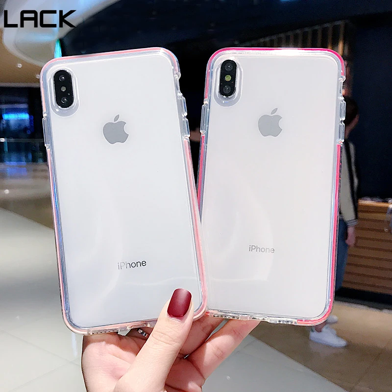 LACK Candy Color Anti-knock Clear Soft Cases For iphone XS Max Transparent Protector Back Cover For iphone 8 Plus 6 6S 7 X XR
LACK Candy Color Anti-knock Clear Soft Cases For iphone XS Max Transparent Protector Back Cover For iphone 8 Plus 6 6S 7 X XR
