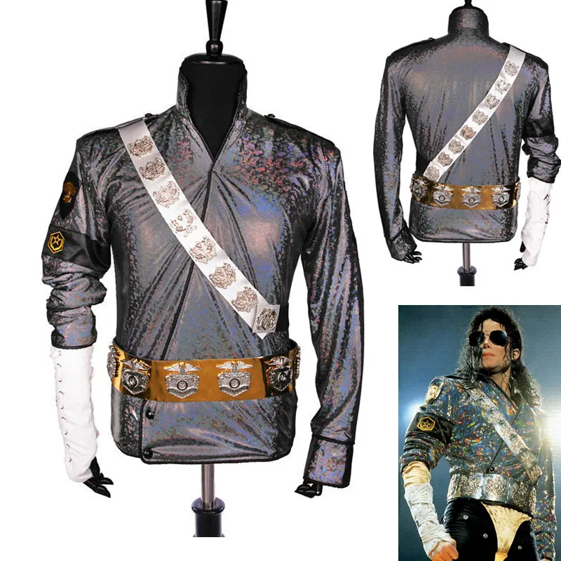 Набор ремней и курток MJ с изображением Майкла Джексона | Мужская одежда