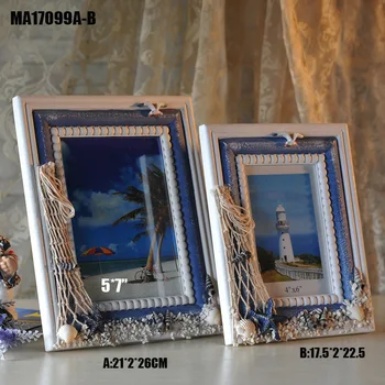 Hot Selling Newest An Ancient Mediterranean Style Creative Photo Frame Ornament Home Accessories Marine Series DIY Family Frame
Hot Selling Newest An Ancient Mediterranean Style Creative Photo Frame Ornament Home Accessories Marine Series DIY Family Frame