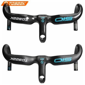 TOSEEK 510 Blue UD Carbon Fibre Bicycle Handlebar Road Integrated Handlebars With Stem 28.6mm 400/420/440mm - 90/100/110/120mm
TOSEEK 510 Blue UD Carbon Fibre Bicycle Handlebar Road Integrated Handlebars With Stem 28.6mm 400/420/440mm - 90/100/110/120mm