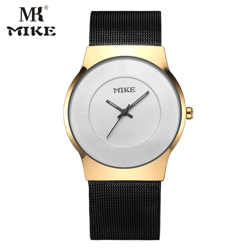 Mike woman watch Gold mens watch Lovers watch relojes mujer Stainless steel montre Leisure and fashion horloges vrouwen hodinky
Mike woman watch Gold mens watch Lovers watch relojes mujer Stainless steel montre Leisure and fashion horloges vrouwen hodinky