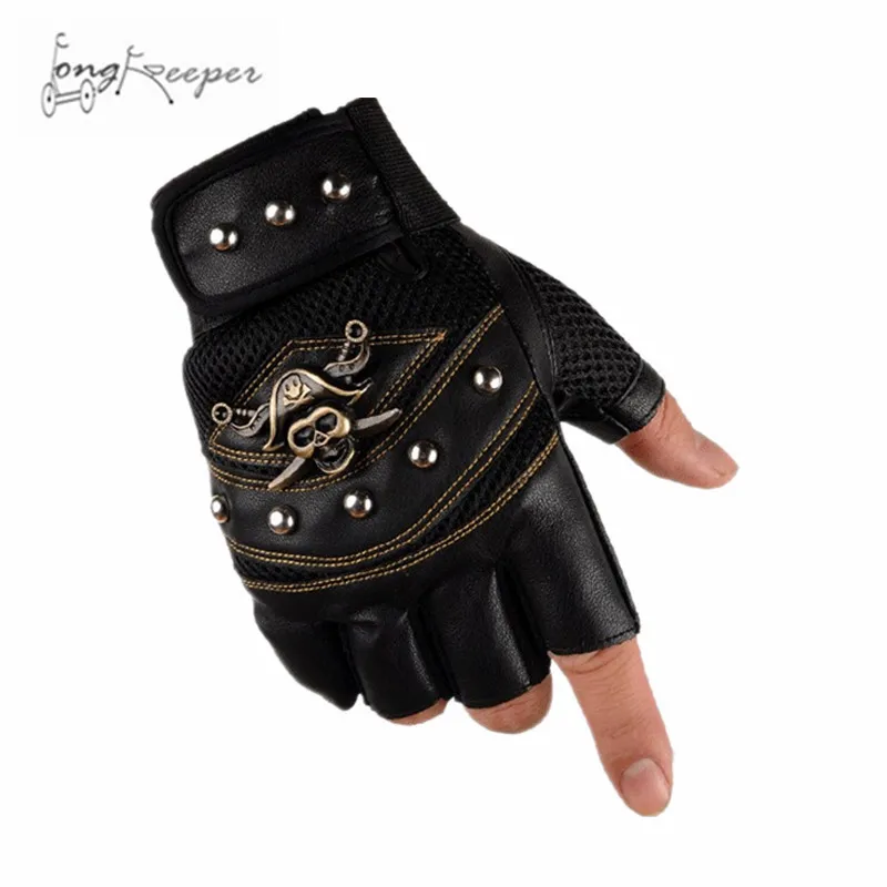 Long Keeper Rivet Skull Gloves Mens Fingerless Tactical Bicycle Mountain Bike Motorcycle Pirate Skull Glvoes Luvas Guantes Gants
Long Keeper Rivet Skull Gloves Mens Fingerless Tactical Bicycle Mountain Bike Motorcycle Pirate Skull Glvoes Luvas Guantes Gants